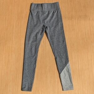 We Over Me High Waist Leggings Gray Heathered Colorblock Athletic Women's Medium